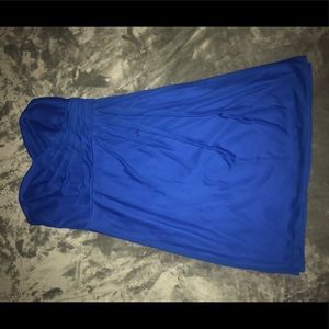 David’s bridal blue Cocktail dress / wedding